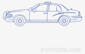 Police Car Drawing At Getdrawings - Car