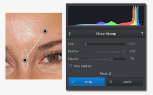 Remove Glare From Nose - Portrait
