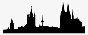 Skyline Divider Black By Toxicestea-d4fsw2s - Hogwarts Skyline Png