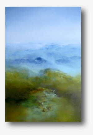 Above The Clouds 90cm X 60cm Oil On Canvas - Oil Painting