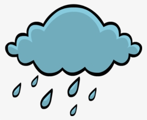 Clouds Clipart Rain - Raining Clipart