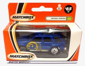 Vauxhall Frontera Package Front - Mattel Matchbox 2001 Kelloggs Collection Froot Loops