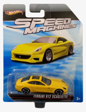 Ferrari 612 Scaglietti Package Front - Hot Wheels Ferrari Speed Machines