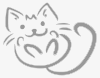Cat, Feline, Cute, Pet, Animal, Abstract, Stylistic - Sketch Cat Png