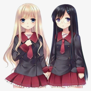 Animeschoolgirls Animegirl Anime Chibi Kawaii @bunterei - Cute Anime Girls Bff