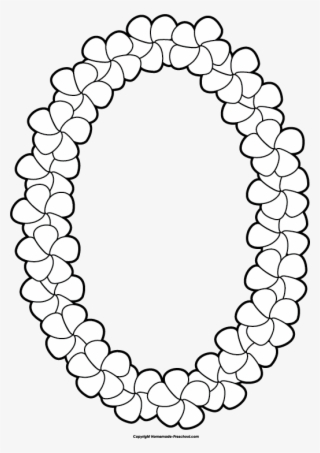 Click To Save Image - Lei Clip Art Black And White