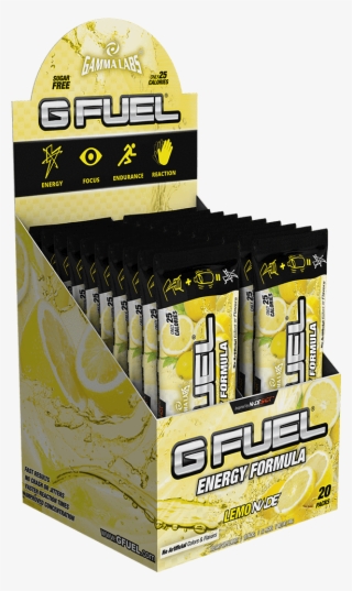 Lemonade Box - 20 Packs - G Fuel Lemonade Tub (40 Servings) Elite Energy And