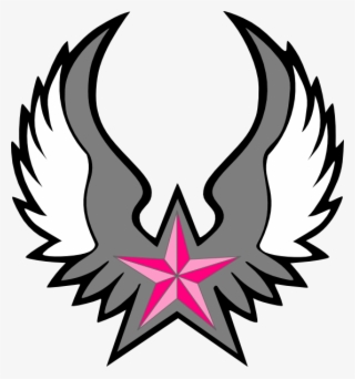 Star Logo With Wings
