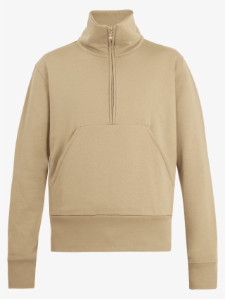 Acne Studios Fuller Funnel Neck Zip Up Cotton Sweatshirt - Sweatshirt