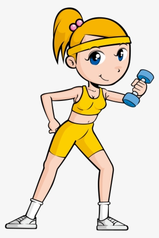 Jpg Download Physical Exercise Fitness Cartoon - Dibujo De Aptitud Fisica