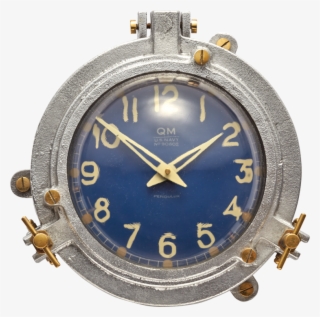 Quartermaster Wall Clock Blue