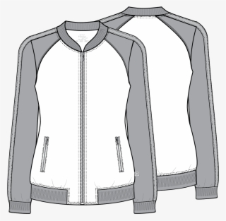 Zip Front Warm-up Jacket - Zipper