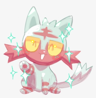 Pokemon Shiny Litten Freetoedit - Cute Shiny Litten Pokemon