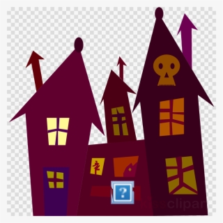 Haunted House Clipart Spooky House Haunted House Clip - Clip Art