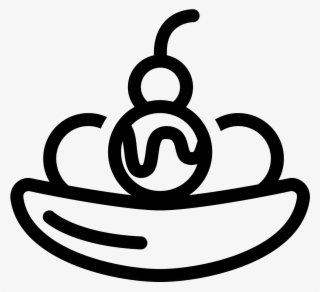 Banana Split Icon - Banana Split