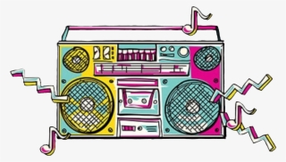 Report Abuse - Boombox 80s Png