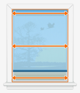 Step 1 Measure The Width Of The Window Opening In Three - Window