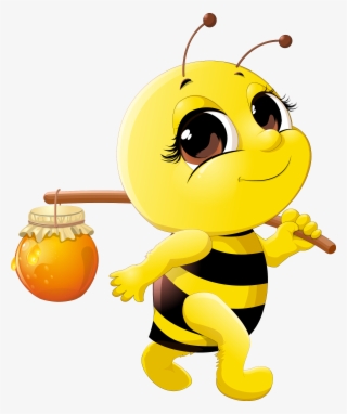 Cute Honey Bee Png Jpg Free Stock - My Life As A Honey Bee