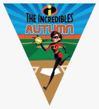 The Incredibles Triangle Individual Team Pennant - Incredibles