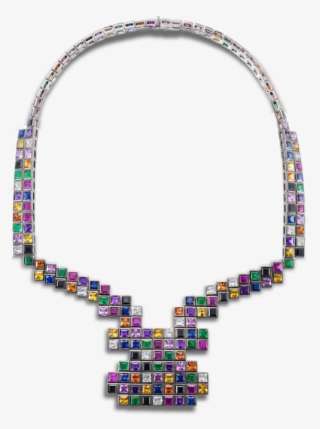 Diamond, Emerald, Amethyst, Ruby And Sapphire Random - Solange Azagury Partridge Necklace