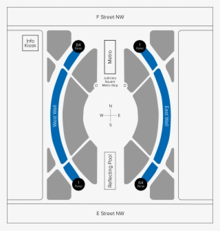 Map Of The National Law Enforcement Officers Memorial - National Law Enforcement Memorial Map