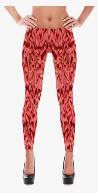 Ground Beef Leggings - Beauty And The Beast Stained Glass Leggings