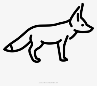 Fennec Fox Fall Coloring Page, Printable Fennec Fox - Drawing Desert Fox