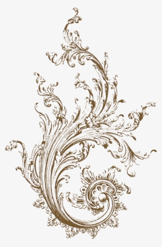 Engraving Tattoo Baroque Filigree Sleeve Png File Hd - Filigree Tattoo