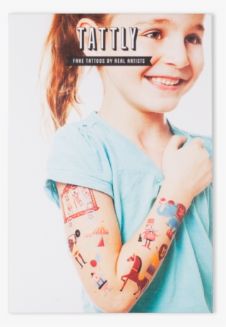 Circus Set - Tattly Temporary Tattoos Circus Set 1 Ounce