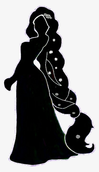 Rapunzel Silhouette At Getdrawings Com Free For - Rapunzel Silhouette
