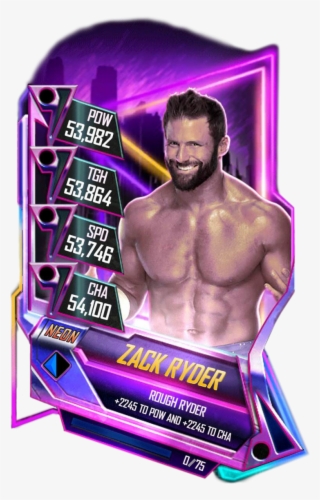 Zackryder S5 23 Neon - Neon Card Wwe Supercard