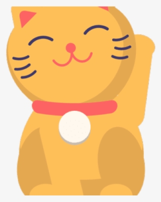 Maneki Neko Clipart Transparent - Maneki-neko