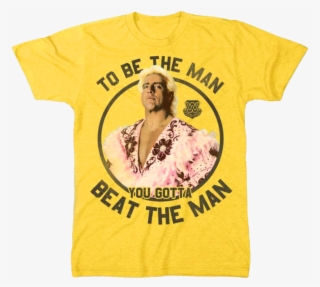 Beat The Man Ric Flair Shirt Wrestling Shirts Png Vintage - Ric Flair T Shirt
