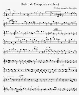 Undertale Compilation Sheet Music For Flute Download - Steven Universe Songs Trombone
