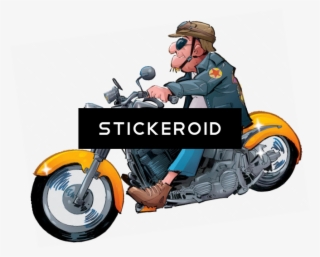 Biker Bike - Bikers Art Png