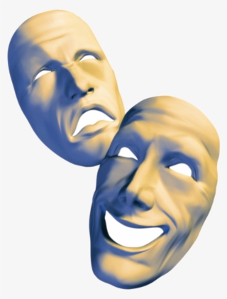 Free Download Clip Art - Greek Theatre Masks Png