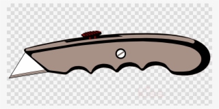 Cartoon Razor Blade Clipart Knife Blade Clip Art - Paint Splash Black Png