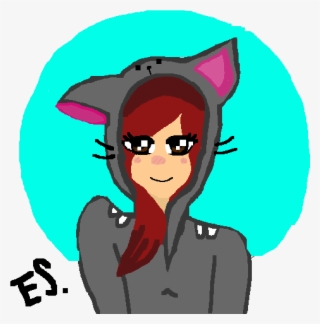 My Oc In A Cat Suit @catcandraw By Erzascarlet - Cartoon