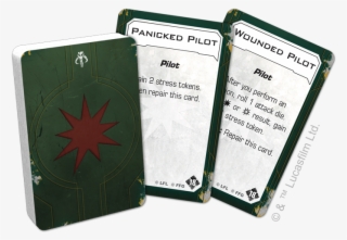 The Alternate Card Back Features The Skull-shaped Mandalorian