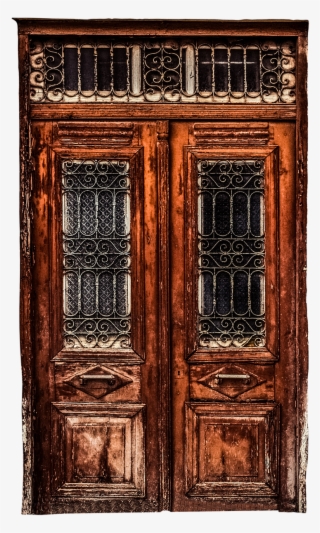 House Entrance Wood Input Admiration - Old Wooden Door Png