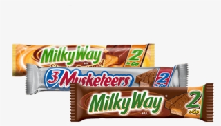 Milky Way Candy Png - 3 Musketeers Candy Bars - 36 Pack, 1.92 Oz Each
