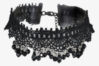 Black Crystal Choker - Choker