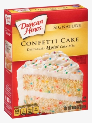 Birthday Confetti Cake Mix - Duncan Hines Confetti Cake
