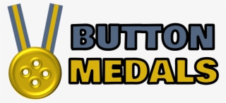 Button Medals Is An Online Achievement And Reward System - Gold Medal