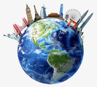 World Without Currency Borders - 3d Rendering Of Planet Earth Centered On North America