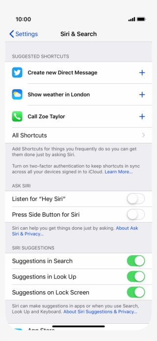 Tap The Indicator Next To "press Side Button For Siri" - Autoresponder