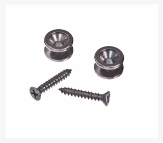 Daddario Hardware Strap Button Black Solid Brass End - Planet Waves Brass Solid End Pins - Black (pair)