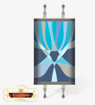 Tm Mo 002 Torah Mantel Star Of Dav - Torah