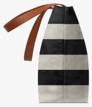 Dailyobjects Vintage Black Stripes Fatty Tote Bag Buy - Leather
