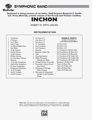 Inchon Thumbnail Inchon Thumbnail Inchon Thumbnail - Symphonic Dance No 3 Fiesta Score
